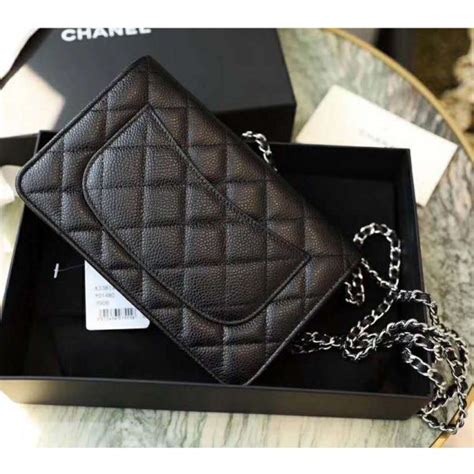 chanel classic small wallet on chain|Shop Chanel Wallets on Chain .